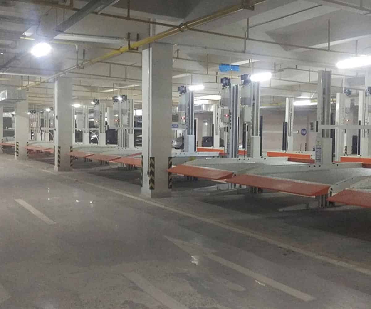 巫溪四柱簡易升降類立體停車庫過驗收