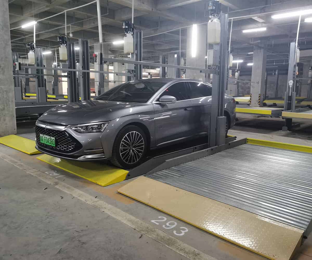 二層升降平移立體停車庫短租