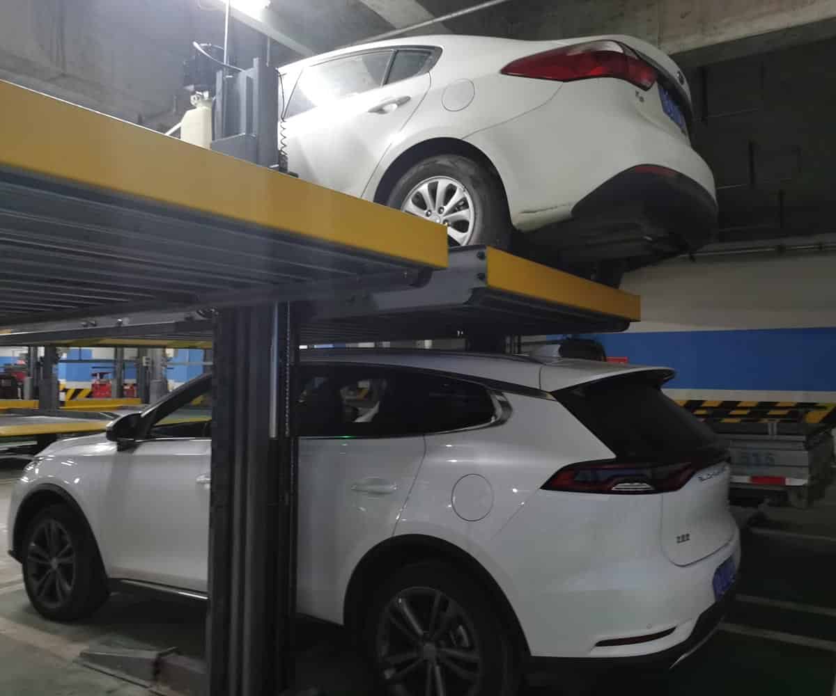 崇州地下室四柱機械立體停車設備