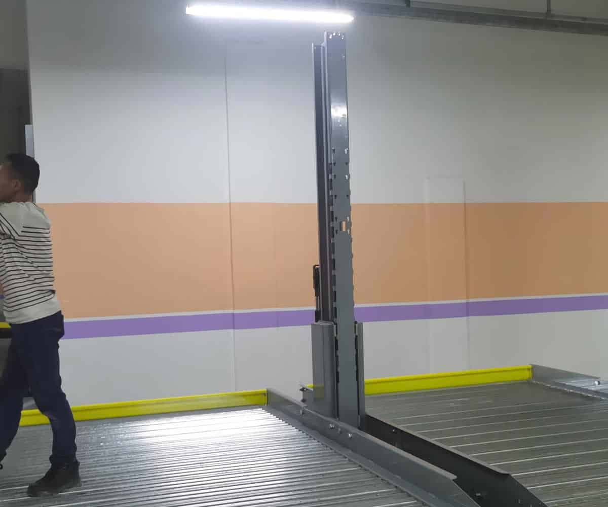 西充立體車庫用上飛機的升降機械技術