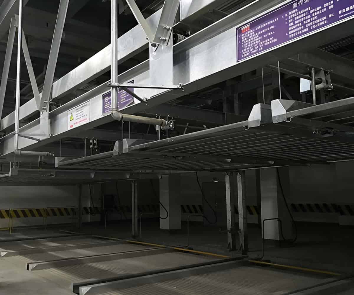 隆昌立體車庫租賃中的兩柱機械式停車位上門安裝