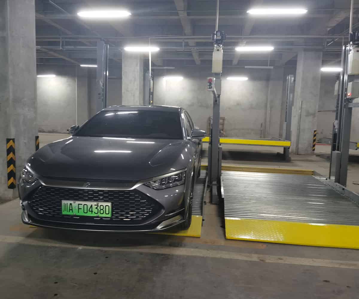 PSH二層升降橫移類停車設備(單列式)技術參數